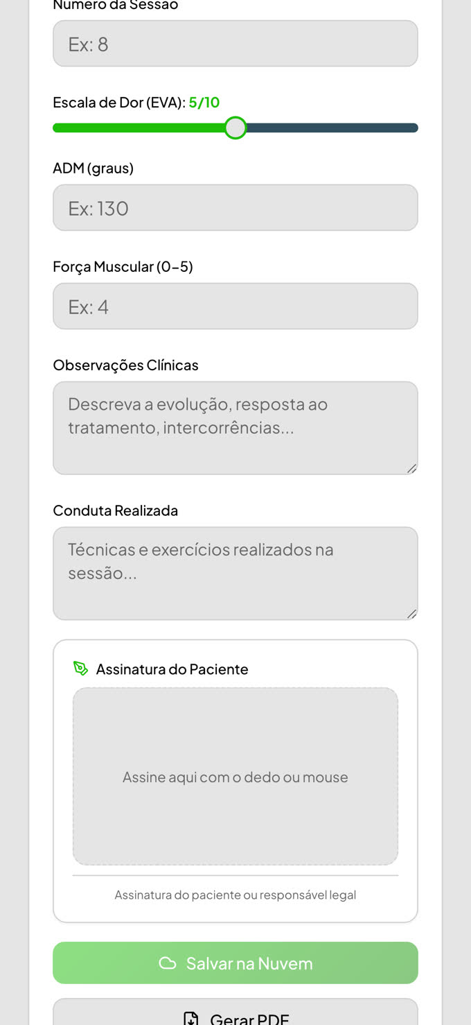 Evolução com EVA, ADM, força e assinatura